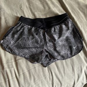 Nike black lined dri-fit athletic shorts